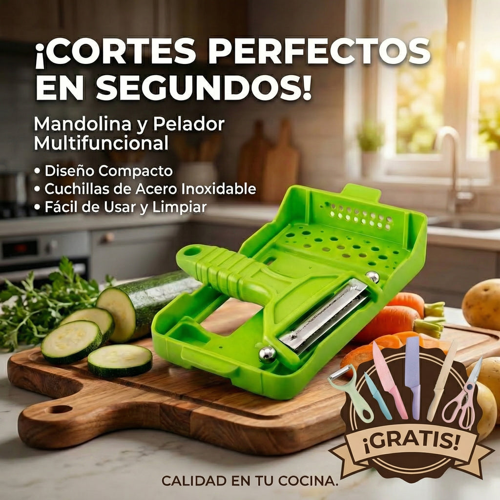 Pelador Dalka + Set de Cuchillos Gratis
