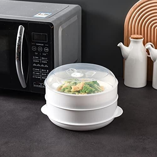 Cazuela Para Microondas De Cocina Al Vapor